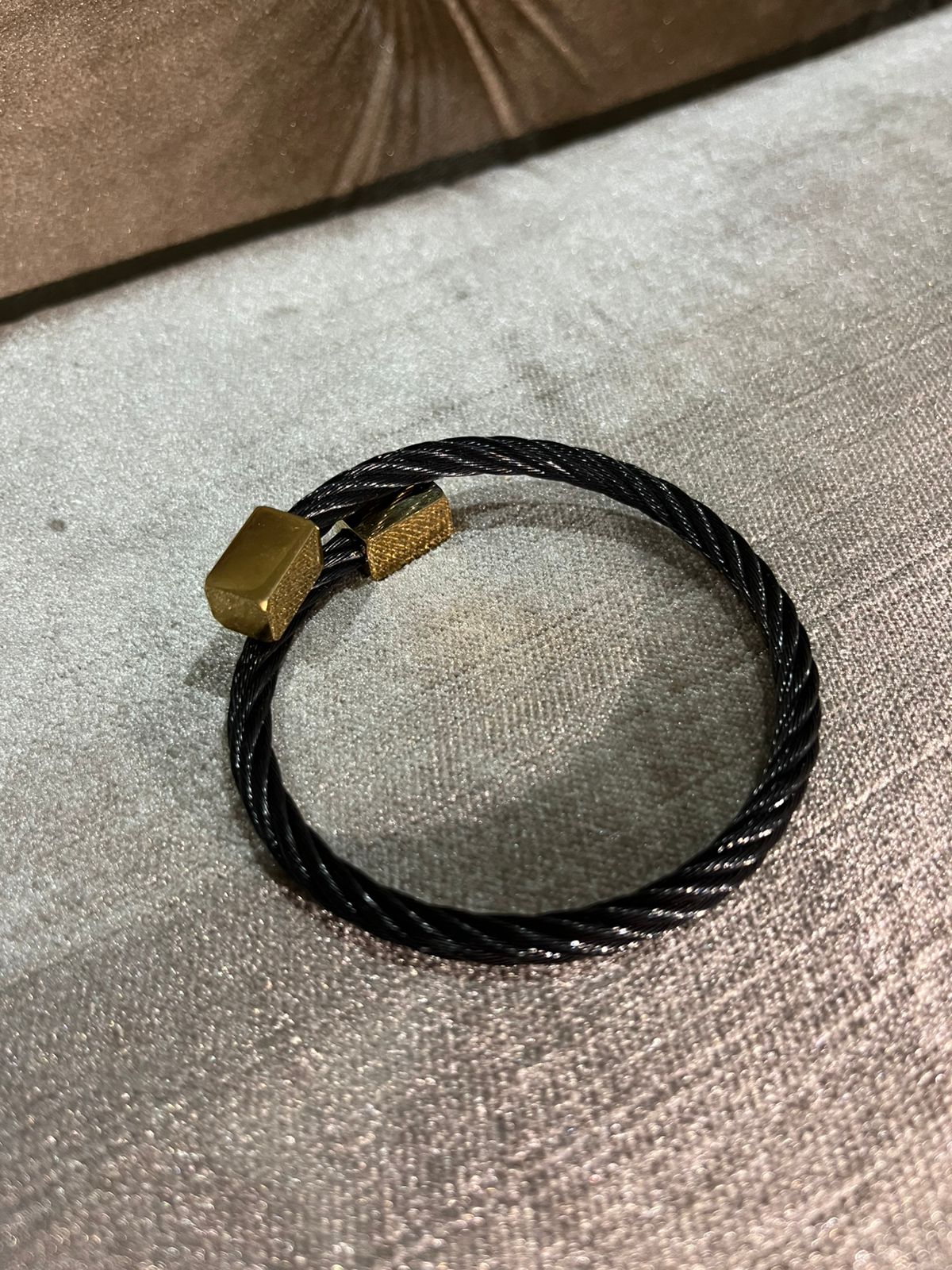 metal coil bracelet for men